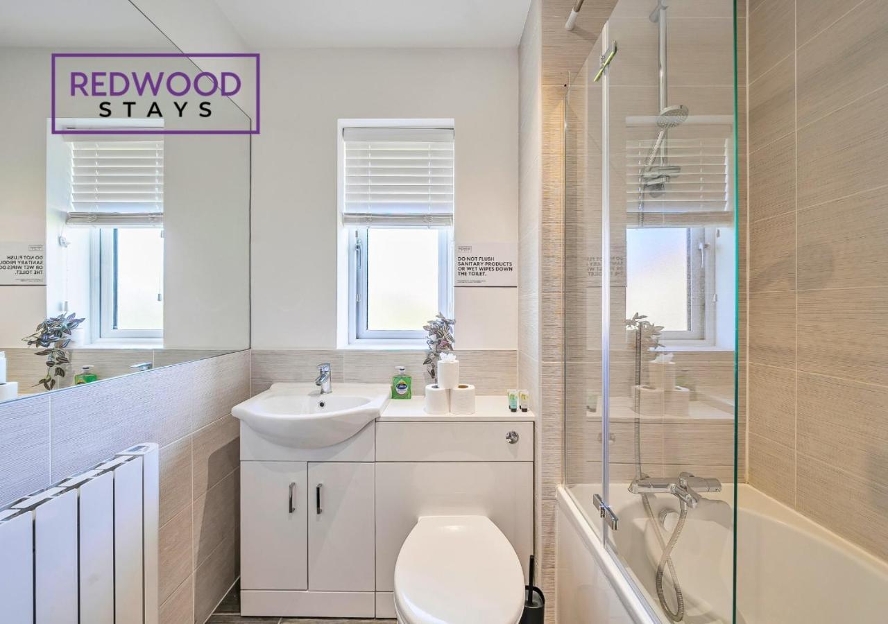 Modern Serviced Apartments For Contractors & Families With Free Parking, Wifi & Netflix By Redwood Stays Basingstoke Dış mekan fotoğraf