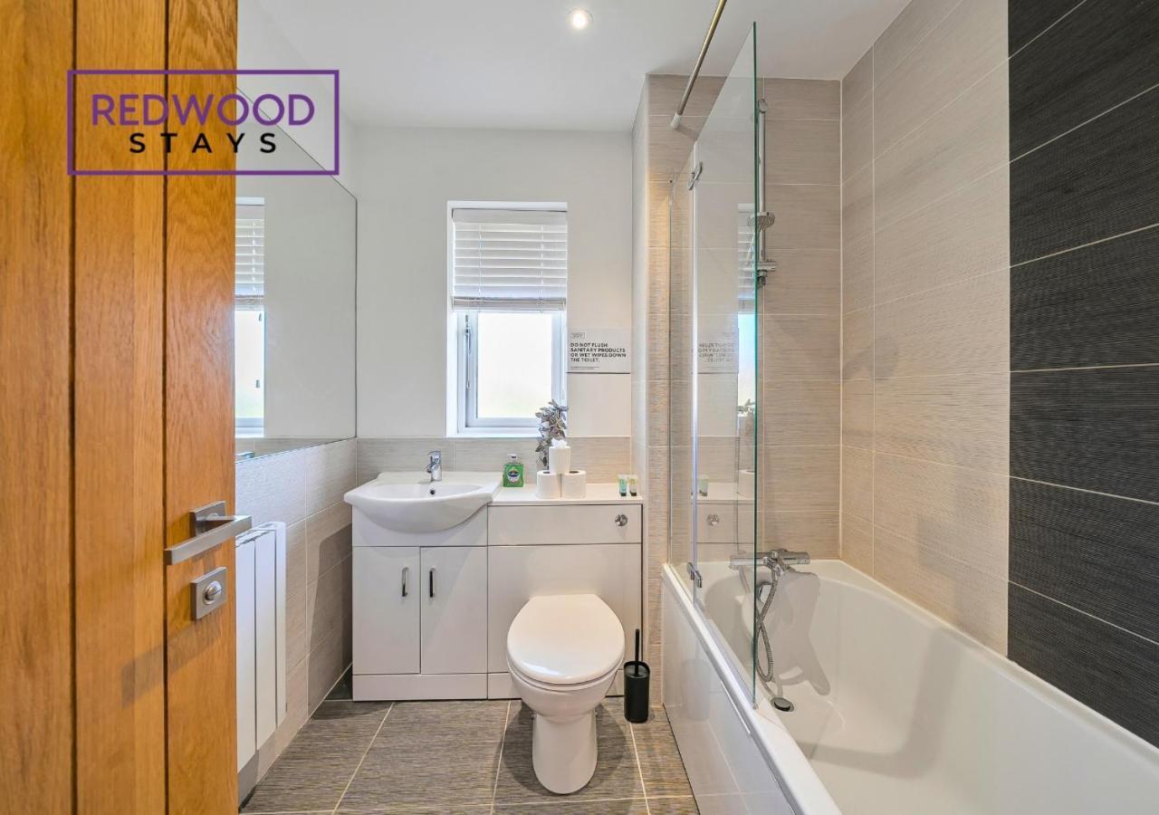 Modern Serviced Apartments For Contractors & Families With Free Parking, Wifi & Netflix By Redwood Stays Basingstoke Dış mekan fotoğraf
